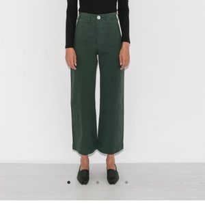 Jesse Kamm sailor pants green. New. never worn.